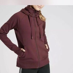 Women's Burgundy Hoodie